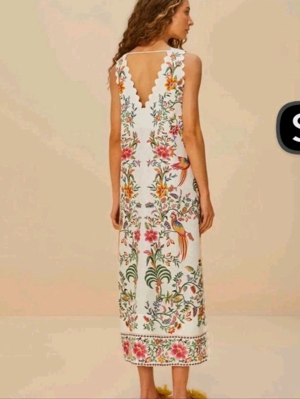 Farm Rio Delicate Forest Mididress - Picture 4 of 4